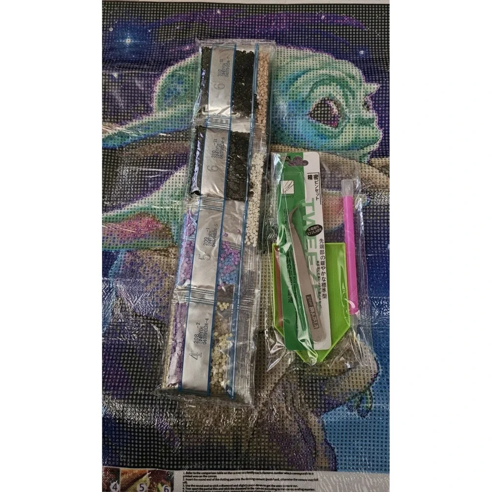 Lot Of 8 Of The Same Diamond Art Grogu Baby Yoda The Mandalorian Resellers